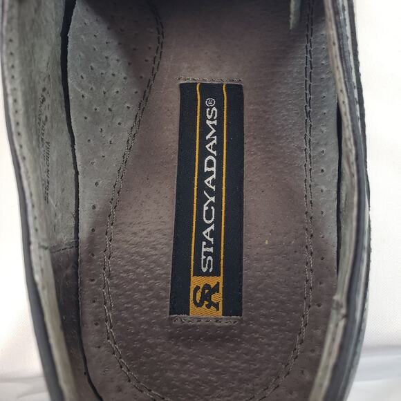 Stacy Adams Black Leather Oxford Lace Up Square Toe Dress Shoes Mens 9 main image 11